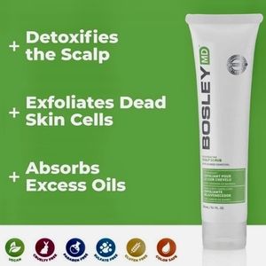 NEW Bosley MD Rejuvenating Scalp Scrub Full Size